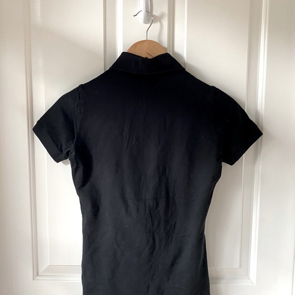 Burberry Ruffle Front SS Polo NWOT - Picture 5 of 5